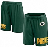 Men's Green Bay Packers Green Shorts,baseball caps,new era cap wholesale,wholesale hats